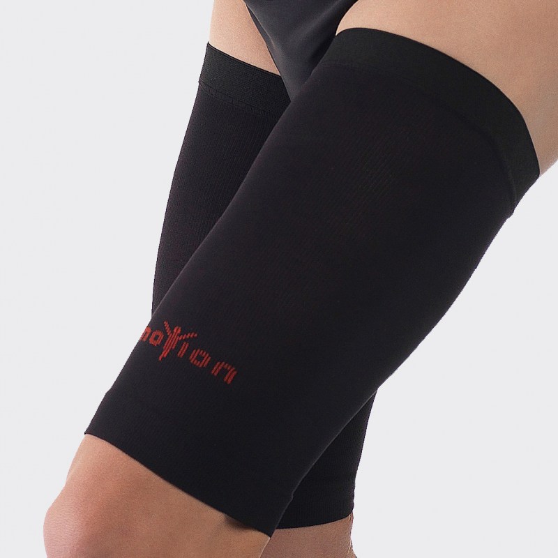 O-motion Compression Pro Upper Leg Tubes Schwarz